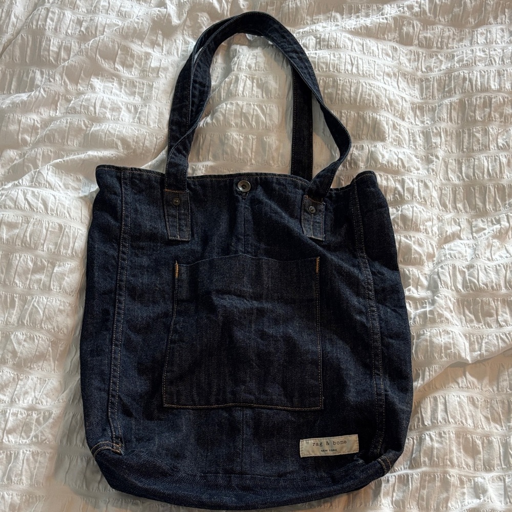 Rag & Bone Indigo Denim Tote